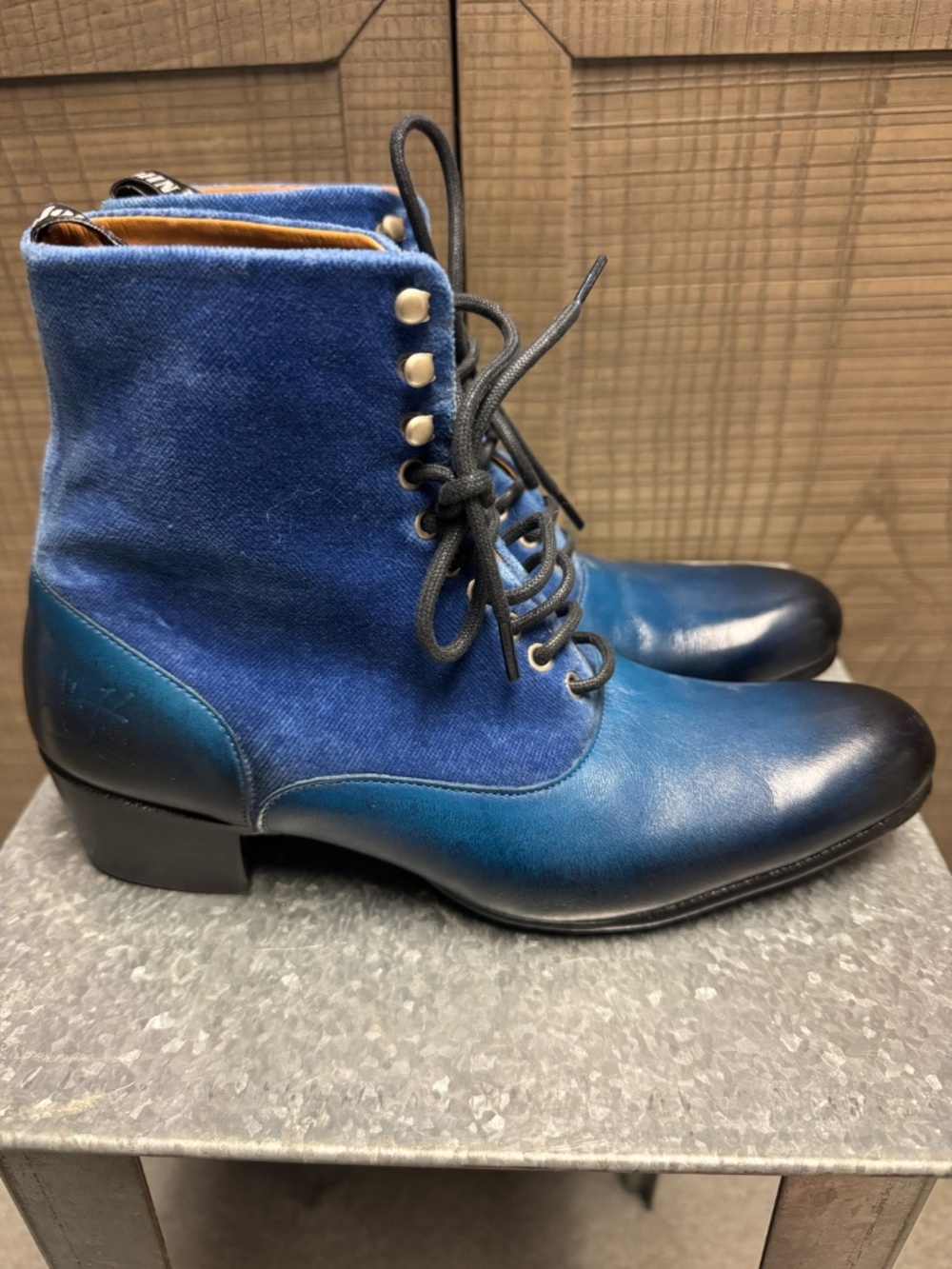 Fox & Fluevog Eugene Posh Lace-up Boots - Picture 5 of 7